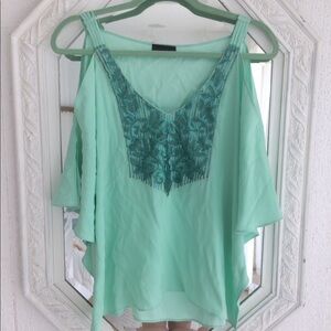 Beautiful teal sequin top! Worn once!